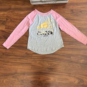 Justice Active Cheer graphic long sleeve.